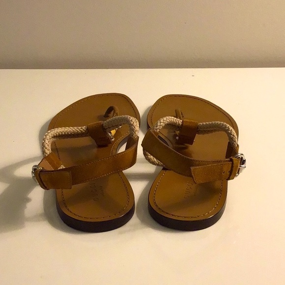 Gucci Authentic Size 40.5 EU (10.5 US) Leather and Rope Strap Sandals - Picture 7 of 10